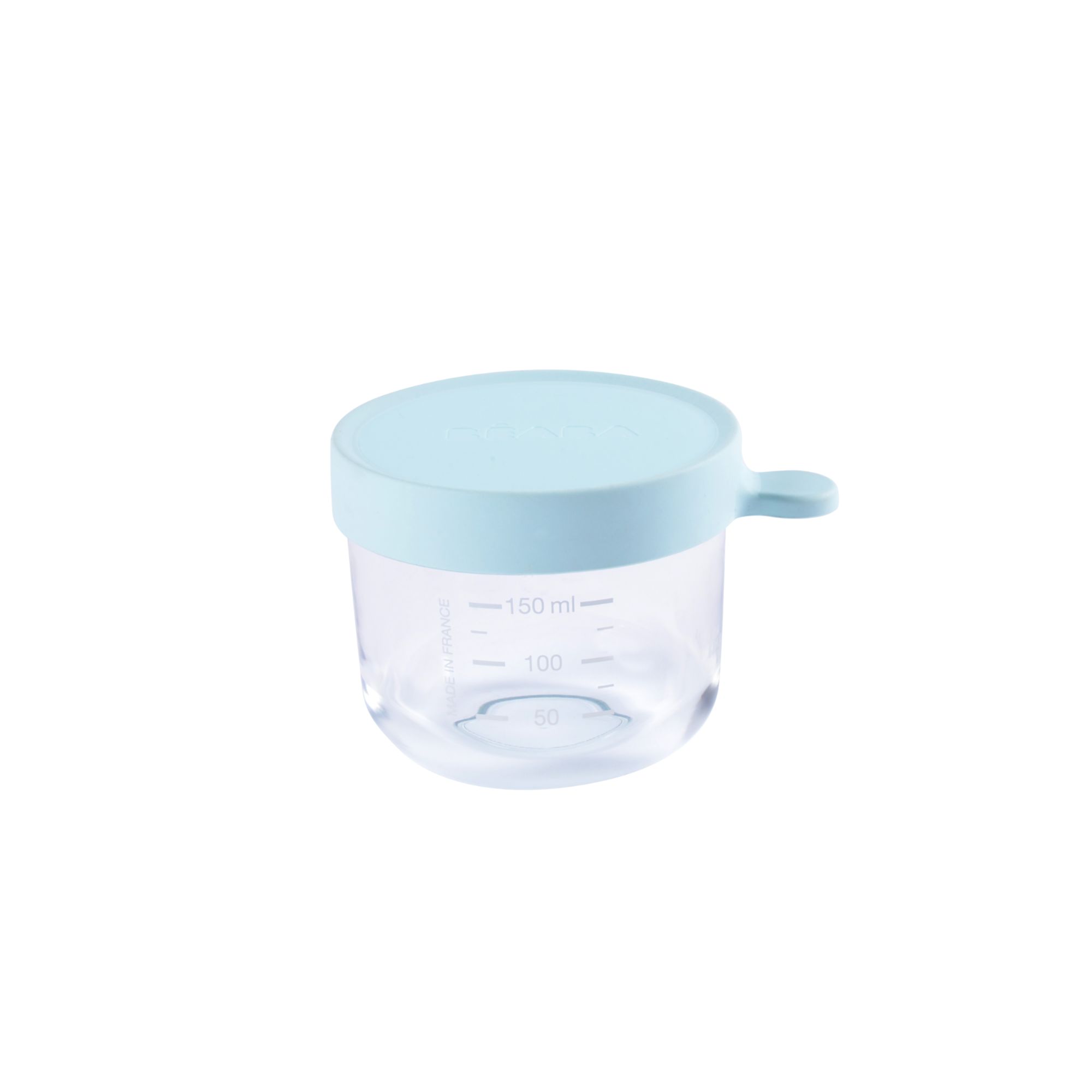 Pot De Conservation Portion Verre 150 Ml Light Blue Beaba Rakuten