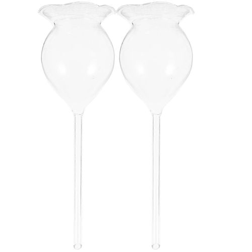 Pot De Fleurs  Arrosage Automatique Avec Contrle Du Volume D'eau, Pour Usage Domestique, 8,4 X 8,4 X 26,9 Cm, 2 Pices