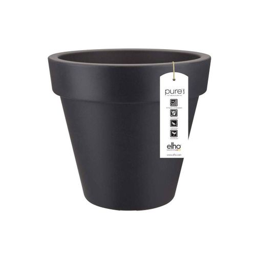 Pot De Fleurs Rond Pure Round  120 X H.107 Cm - Anthracite