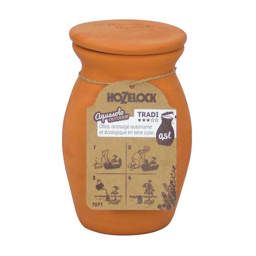 Pot En Terre Cuite D'arrosage Ollas Traditionnel 0.5l Hozelock