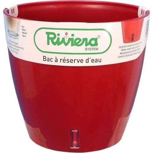 Pot Eva Rond Diametre 36cm Rouge- Riviera