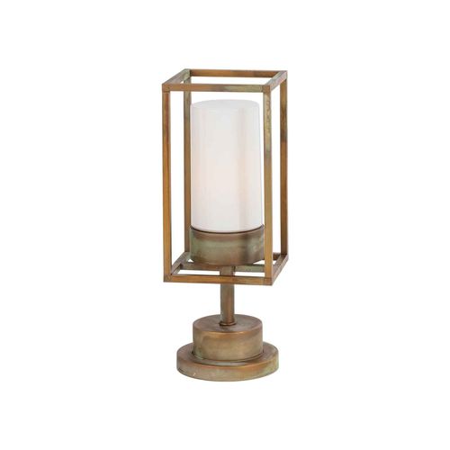 Potelet Cubic 3369 Laiton Ancien/Opale