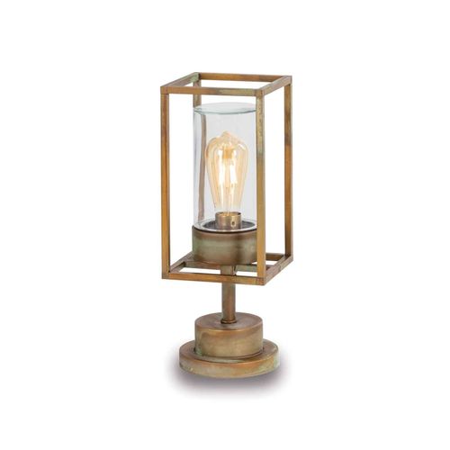 Potelet Cubic 3369 Laiton Ancien/Transparent