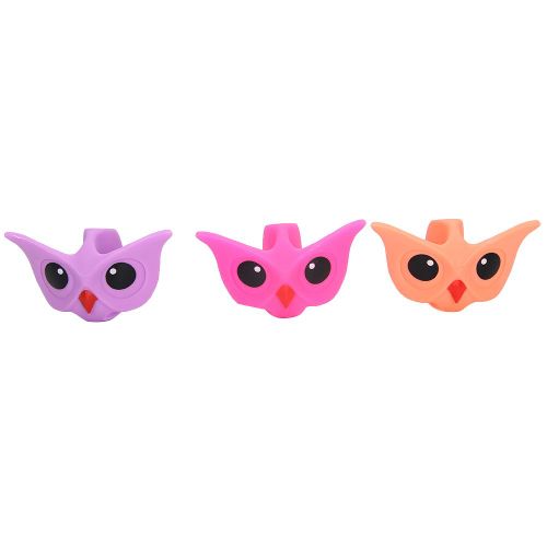 Pots A Crayons En Silicone Pour Enfants, Aide A L'ecriture Et A La Correction De La Posture, Couleurs Chaudes