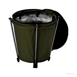 Poubelle de camping en plein air pliable panier à linge sale avec clips sac  poubelle pour camping recyclage ménage C