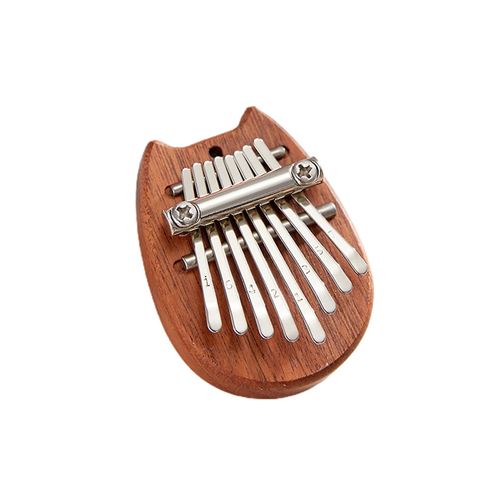 Pouce Piano Mini Portable Carlimba Harpe 8 Touches Instruments De Musique En Bois Cadeau Du Nouvel An