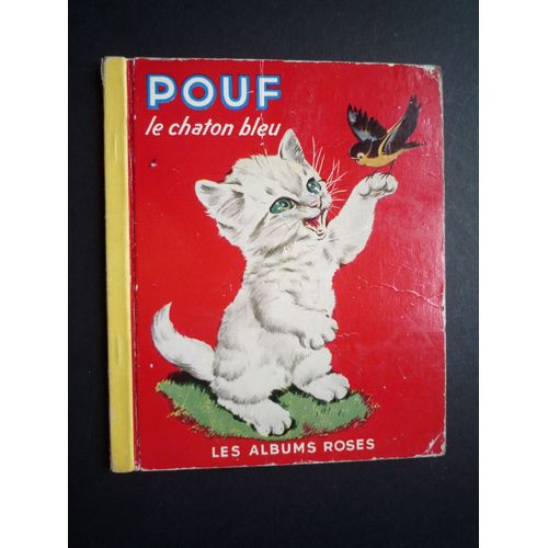 Pouf Le Chaton Bleu   de pierre probst  Format Album 