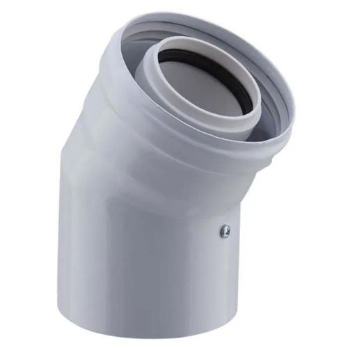 Poujoulat Elment Coud  30 Diamtre 60 / 100 Mm E.P Pour Chaudire tanche Ec 30 60 E.P / Rf. 17060711 Dualis Condens
