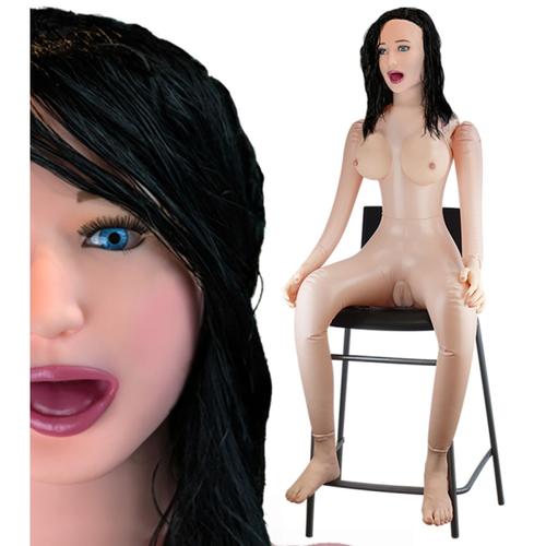 Poup?E Sexuelle Sexdoll Gonflable Gonflable Assise Suceuse 100% Latex Cassandra