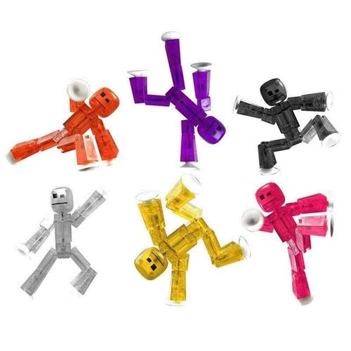 Poupe Avec Ventouse, 2 Pices, Jouet Avec cran D'animation, Cration De Robot Collant, Film D'animation, Couleur Alatoire, Cadeau De Nol