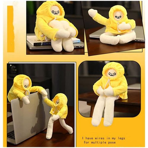 Poupe Banane De 15 Pouces, Jouet Banane En Peluche Avec Aimant, Jouet D'oreiller En Peluche Modifiable Drle, Jouet De Dcompression, Jaune