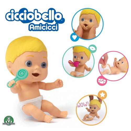 Poupe Cicciobello Amicicci + Accessoires (Modle Alatoire)
