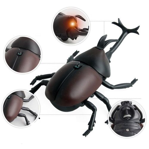 Poupe De Simulation De Cafard lectrique, Tlcommande  Infrarouge Rc, Insecte Rampant, Pour Farces Adultes