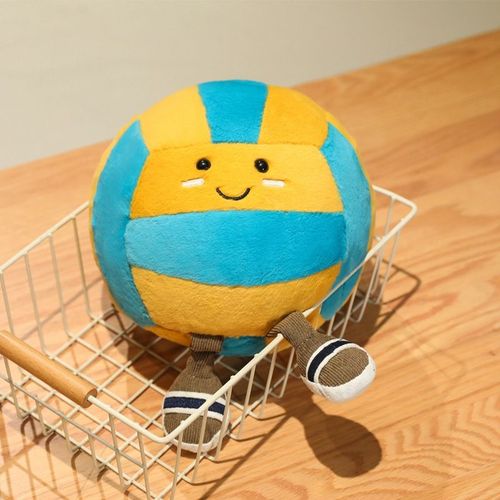 Poupe De Volley-Ball Mignonne De Dessin Anim, Jouet En Peluche, Poupe De Volley-Ball, Enfants Accompagnent La Poupe De Marionnette De Confort Poupe De Volley-Ball - Pieds Inclus 26 Cm (0,25 Kg)