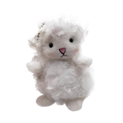 Poupe En Peluche Mouton Blanche De 16cm Pour Bb, Animal Mignon En Coton Doux Pour La Maison, Jouets Doux Pour Compagnon De Couchage, Cadeau