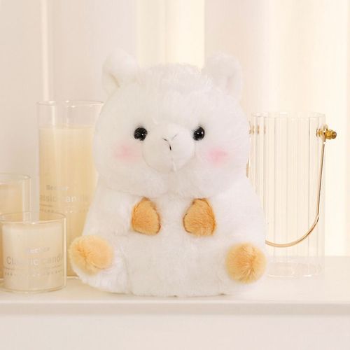 Poupe mignonne sphrique de hamster paresseux de koala poupe en peluche de poupe d'enfants poupe de machine  saisir Alpaga - 30 cm 0,35 kg