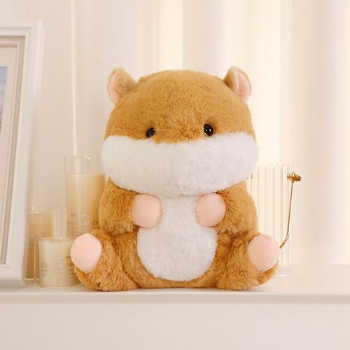 Poupe mignonne sphrique de hamster paresseux de koala poupe en peluche de poupe d'enfants poupe de machine  saisir Hamster - 16 cm 0,1 kg