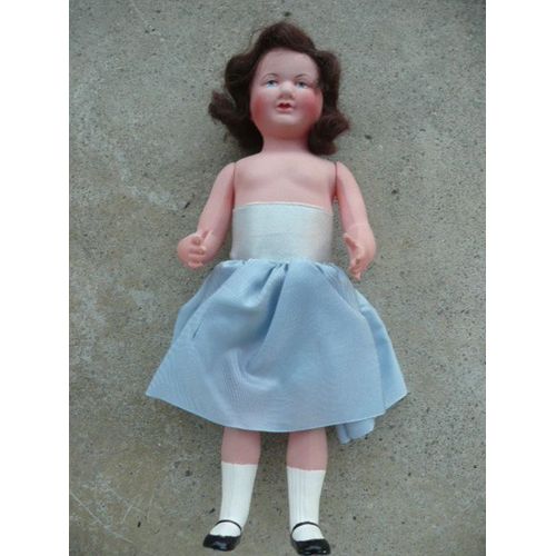 Poupe Rgionale En Celluloid Petitcollin Avec Aigle Dans Le Dos Et 210