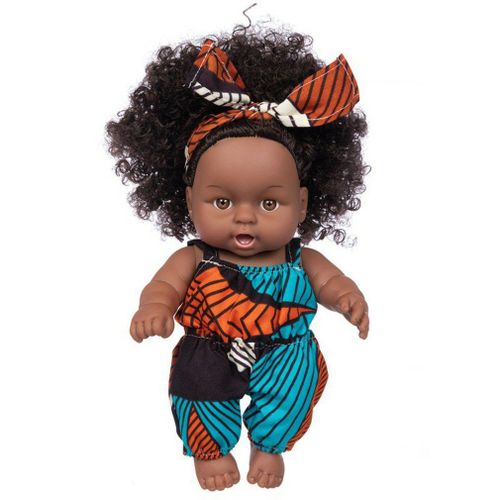 Poupes Africaines De Dessin Anim De Haute Qualit Pour Enfants, Jouet De Simulation, Poupe Modlisation Exagre De 20cm, Le Meilleur Cadeau