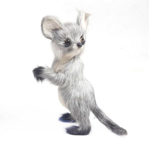 Poupes En Peluche De 14cm, Simulation De Souris, Dcoration, Cadeau, Artisanat En Fourrure, Jouet Interactif Pour Animaux De Compagnie