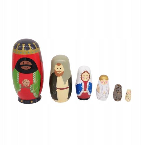 Poupes Gigognes Russes King, Jouet Empilable, 6 Pices, En Bois Peint  La Main, Matriochka