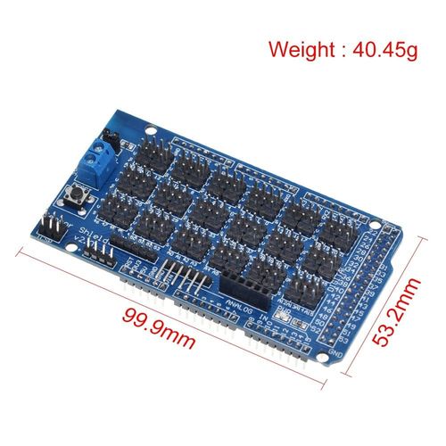Pour Arduino MEGA capteur bouclier V1.0 V2.0 ddi carte de dveloppement d'extension mga 2560 Sup IIC Bluetooth SD Robot pices bricolage