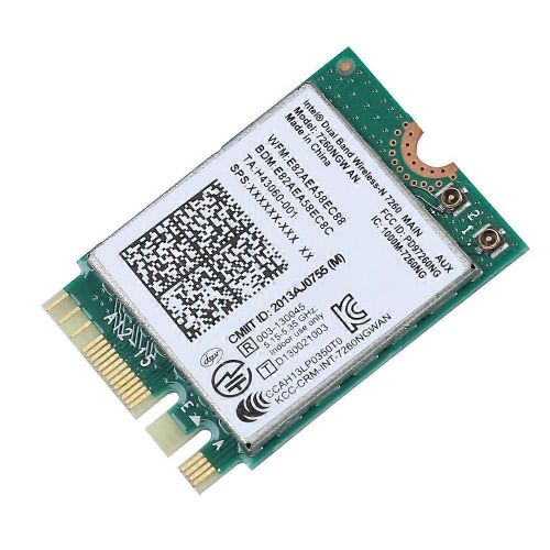 Pour carte rseau Intel 7260NGW AN Wireless WIFI Carte rseau Bluetooth 4.0 2.4G/5G