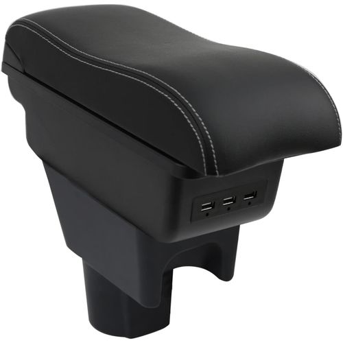 Pour Dacia Duster I 2010-2015 Accoudoirs Convient Avec Compartiment De Rangement Central Console Organ Ur Noir Et Blanc[Voi6174795]