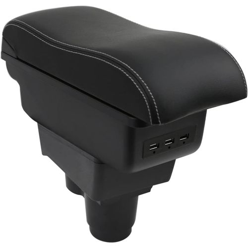 Pour Dacia Duster Ii 2018-2023 Accoudoirs Convient Avec Compartiment De Rangement Central Console Organ Ur Noir Et Blanc[Voi6174796]