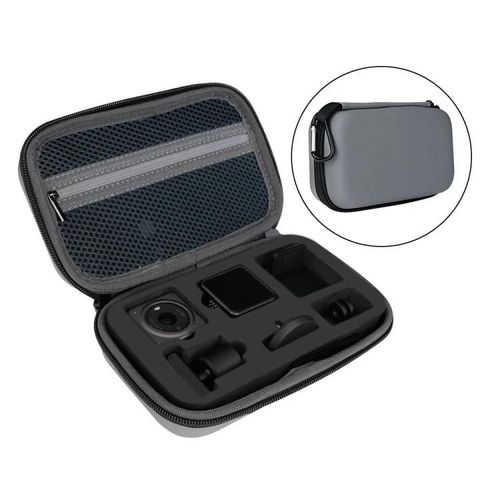 Pour Dji Action 2 Rcstq Camra D'action Sac D'accessoires Rigide Pour Dji Action 2 (Gris Argent)
