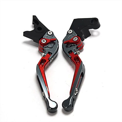 Pour Ducati 848 Evo 2007 2008 2009 2010 2011 2012 2013 Nouvelle Cnc Rglable Pliable Extensible Moto Rouge Leviers D'embrayage De Frein - Type D