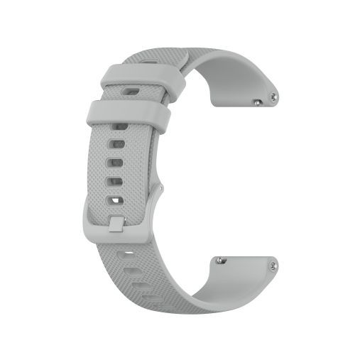 Pour Garmin Vivomove Style Petit Treillis Bracelet En Silicone - Gris