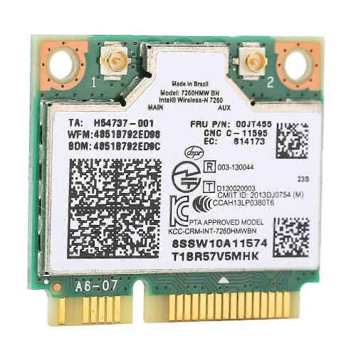 Pour Intel 7260 BN 802.11b g n 04W3815 Mini Module de carte WiFi PCI-E pour Lenovo Y510P Y410P Y430P