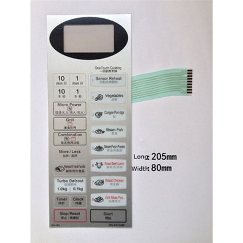 Pour interrupteur  membrane NN-K574MF four  micro-ondes accessoire panneau tactile interrupteur bouton de commande pices de rechange