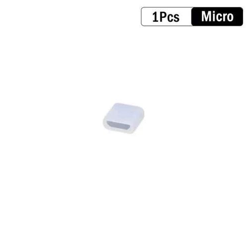 Pour Ios Type C Micro Usb A Port De Chargement Couvercle De Protection Bouchons Anti-Poussire Bouchon Anti-Poussire Capuchon De Protection De Ligne De Donnes Pour Iphone - Type 1pcs Micro Usb