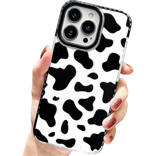 Pour Iphone 13 Pro Max Coque Vache Mignonne Imprim,Mignon Animal Vache Motif Design Silicone Antichoc Protection Tup Bumper Case Pour Iphone 13 Pro Max 6,7 Pouces