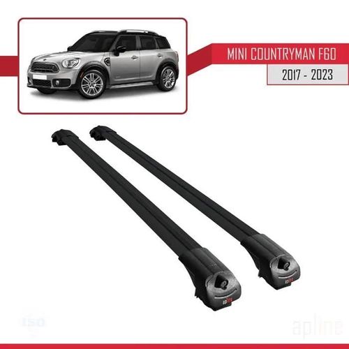 Barres De Toit - Ace-1 - Mini Countryman (F60) 2017-2023 - Aluminium - Noir - Charge Utile 300 Kg