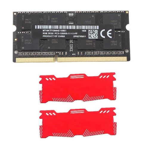 Pour MT 8 Go DDR3 Ordinateur Portable Ram Mmoire + Gilet De Refroidissement 1600Mhz PC3-12800 204 Broches 1.5V SODIMM pour Laptop Me