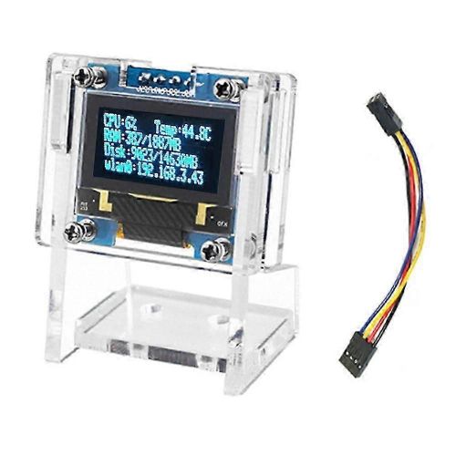 Pour OLED de 0,96 pouce avec botier I2C SSD 4 broches Module LCD Affichage de la temprature du processeur pour STM32