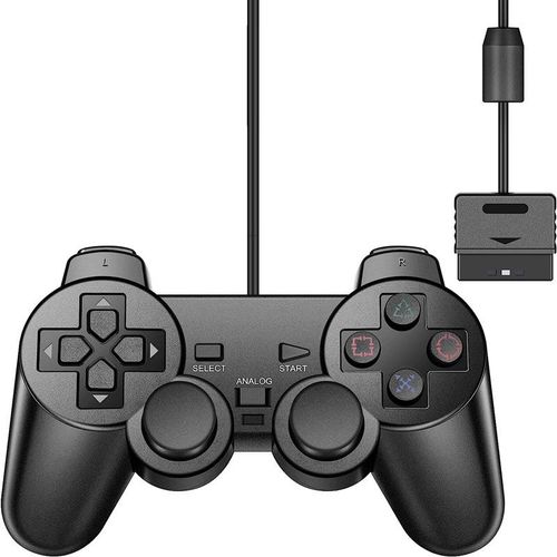 Pour Ps2 Gamepad - Manette De Jeu Filaire Pour Ps2, Joystick Pour Playstation 2, Double Shock, Usb, Ps3, Tv Box, Pc