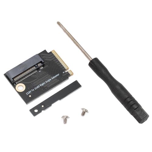 Pour Rog Ally Handheld Conversion 2230 en 2280 SSD Carte d'extension de disque dur NVME M Key NGFF M.2 PCIE 4.0 3.0 Adaptateur Convertisseur 90 degrs