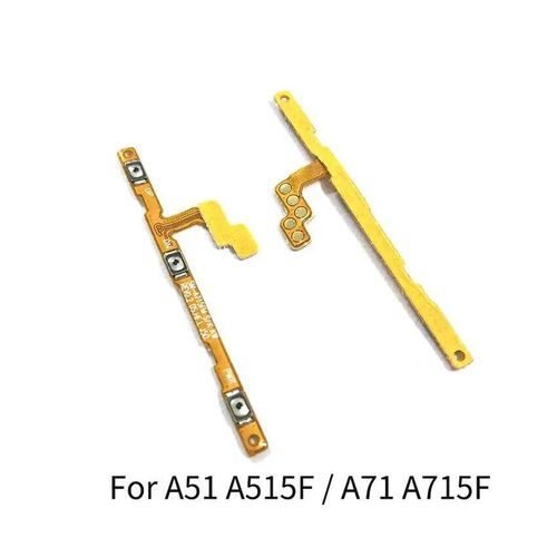 Pour Samsung Galaxy A01 A11 A21s A21 A31 A41 A51 A71 bouton de Volume d'alimentation cble flexible interrupteur  cl latrale bouton de commande marche/arrt - Type A71 A715F
