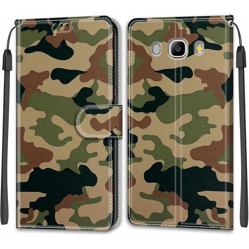 Pour Samsung Galaxy J5 2016/Sm-J510 Coque, Etui Housse Flip Case Avec Motif Color Dessin Porte Carte  Rabat Coque En Cuir Portefeuille Antichoc tui Pour Galaxy J5 2016/Sm-J510,Design 3