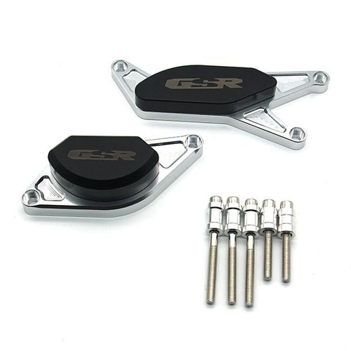 Pour Suzuki Gsr400 Gsrfemelle Gsr 400 600 2006 2007 2008 2009 2010 2011 2012,Moteur Crash Pads Quadro Sliders Prote - Type Silver #B