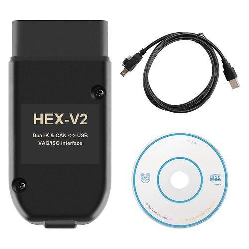 Pour Vag Com 22.3 Obd2 Scanner Hex V2 Usb Pour Golf A6 Skoda Seat Vin Illimit Atmega162+16v8+Ft232rq