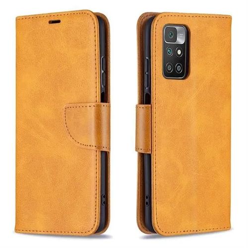 Pour Xiaomi Redmi 10 6.5\ Etui [Jaune] Housse Tlphone tui Portefeuille  Rabat Bfcs