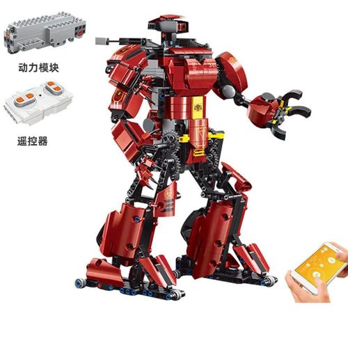 pour15038 - jouets cratifs APP RC tlcommande changeant Robot modle assemblage lectrique bloc de construction enfants cadeaux