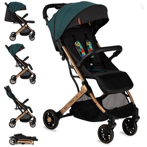 Poussette Bb Citadine Ultra Compacte Momi Estelle - De 0  36 Mois - Verte