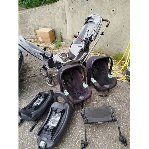 Poussette Double, Cosy Et Isofix