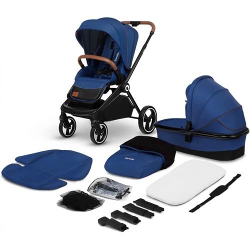 Poussette Multifonction Lionelo Mika 2en1 Bleu Navy